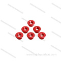 Red Color Aluminum Barrel Nuts AR15